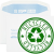 NATURE FIRST FSC - 100% Recycled + Logo Inside 90gsm White Gummed Wallet Window +£0.05